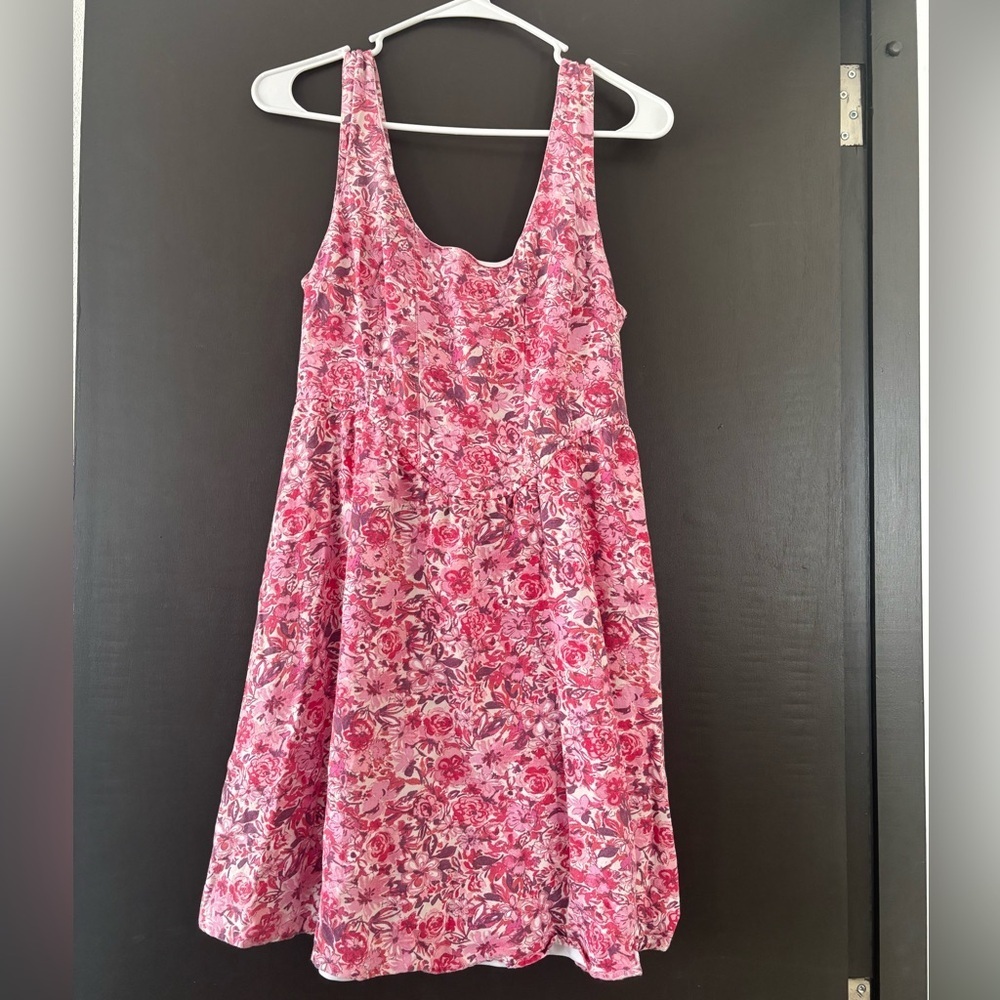 Sincerely Jules Pink Floral Sleeveless Mini Dress - Size M